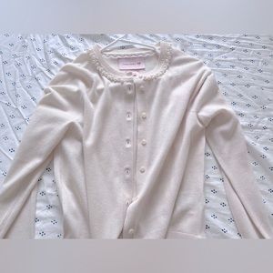 simone rocha pearl embellished cardigan size xs new